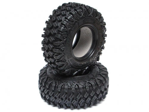 Hustler M/T Xtreme 1.9" MC1 Rock Crawling Tires 4.19"x1.46" Snail Slime Compound with 2-Stage Foams (Ultra Soft) (2) (BRTR19000US)
