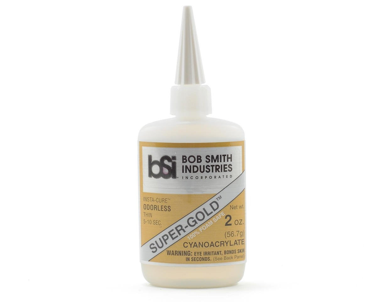 Super-Gold Odorless Thin CA Glue 2oz (BSI123)