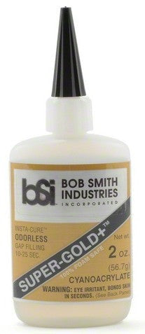 Super-Gold+ Odorless Gap Filling CA Glue 2oz (BSI128)