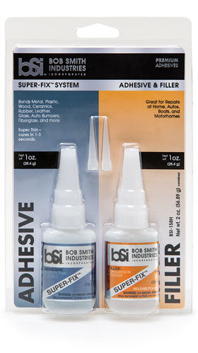 Super-Fix Adhesive 1oz / Super-Fix Filler 1oz Combo Pack (BSI158H)