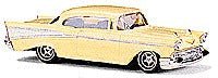 HO Assembled 1957 Chevrolet Bel Air Coupe (BUS18945003)
