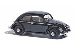 HO Assembled 1952 Volkswagen Beetle with Pretzel-Split Rear Window, Black (BUS52902)