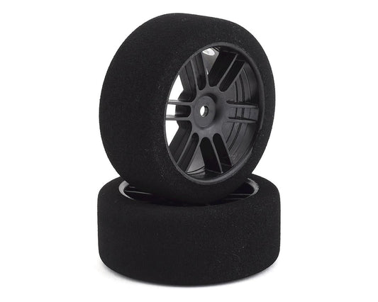 Front 26mm Nitro Touring Foam Tire,  Black Wheel,  40 (2) (BXRF2640B)