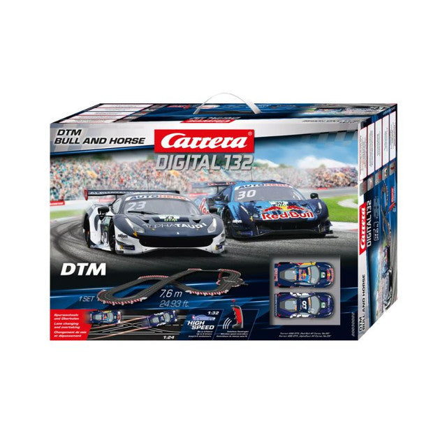 1/32 Digital "DTM Bull and Horse Race" Slot Car Set with 24.93' of Track (CAR20030022)