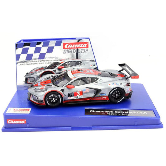 1/32 Digital Chevrolet Corvette C8.R Sebring #3 with Lights Slot Car (CAR20031014)