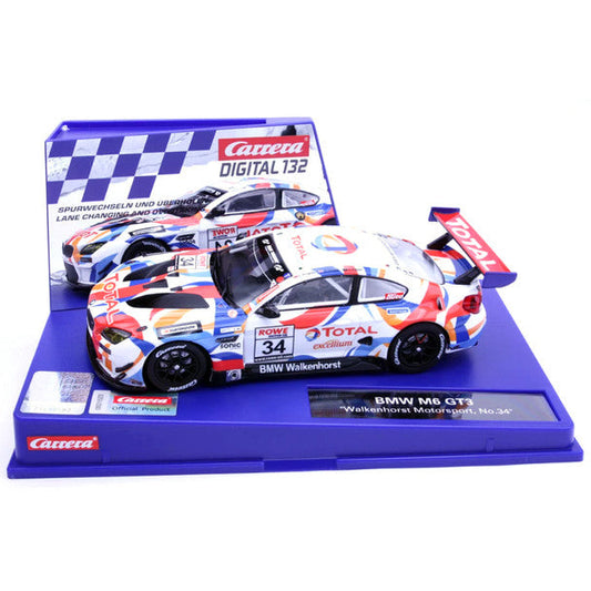 1/32 Digital BMW M6 GT3 Walkenhorst Motor Sport #34 with Lights Slot Car (CAR20031022)