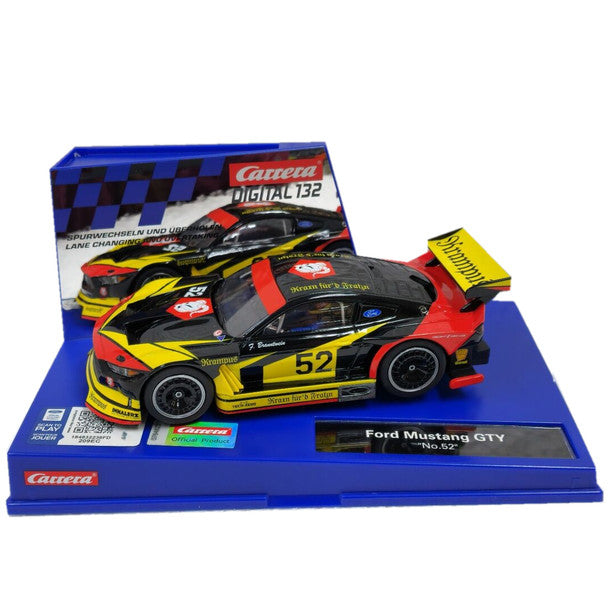 1/32 Digital Ford Mustang GTY No.52 with Lights Slot Car (CAR20031031)