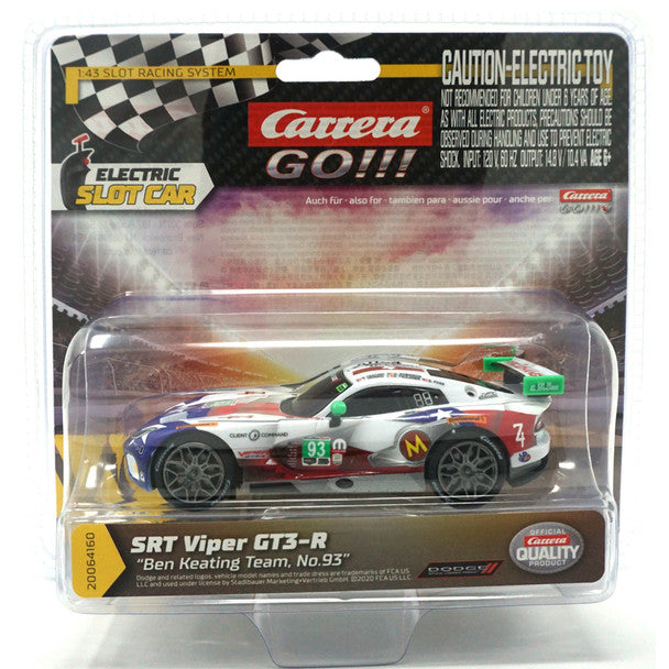 1/43 GO!!! 2015 SRT Viper Ben Keating Team #93 Slot Car (CAR20064160)