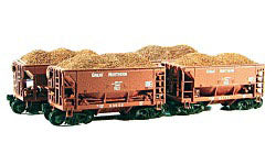 HO Iron Ore Load for Walthers 932-4400 Series Ore Cars, Old Version (4) (CHO7212)