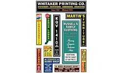 HO Large Wall Signs Set 1 (CIT50115)