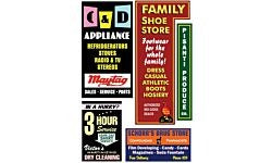 HO Large Wall Signs Set 2 (CIT50116)