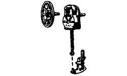 HO Ajax-Style Brake Wheels, Plastic (6) (CLS351)
