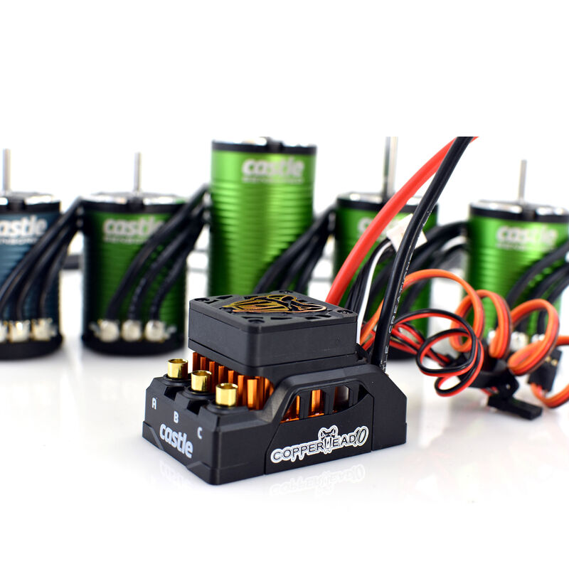 Copperhead 10 Waterproof ESC Sensored Combo with 1406-2280KV Motor (CSE10016606)