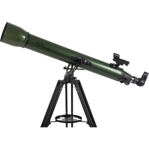 Explorascope 80AZ Refractor Telescope with Manual Alt-Azimuth Mount (CSN22102)