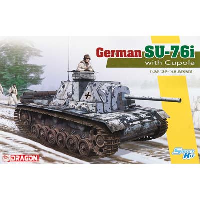 1/35 German SU-76i with Cupola Plastic Model Kit (DML6856)