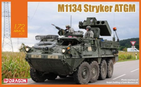 1/72 M1134 Stryker ATGM Vehicle Plastic Model Kit Plastic Model Kit (DML7685)