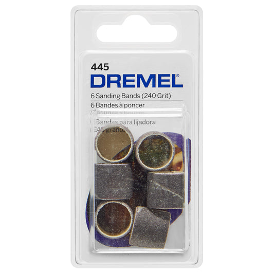 0.5" 240-Grit Rotary Tool Sanding Bands (6) (DRE445)