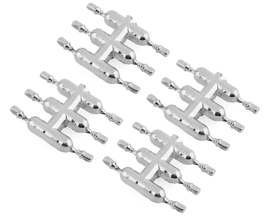 Drift Element Scale Lug Nuts, Short Chrome (24) (DSCDEN1C)