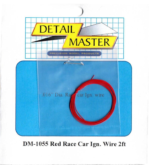1/24 Ignition Wire 0.012"x2.0', Red (DTM1055)