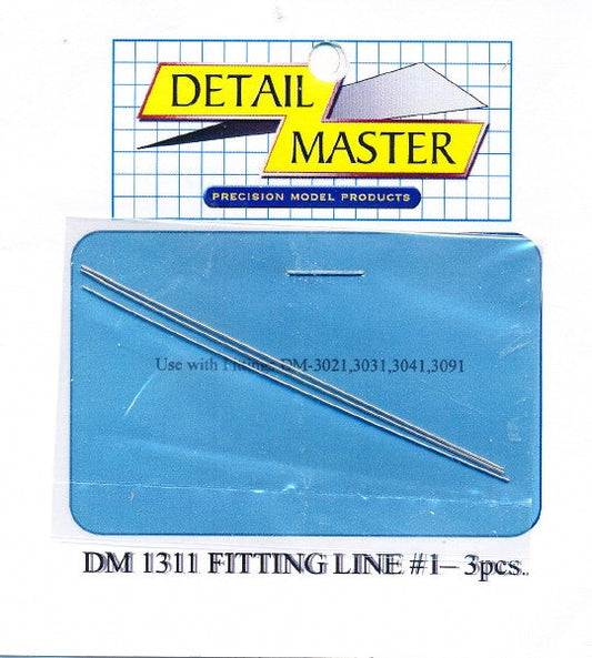 1/24 Fitting Line #1 (Use with DMT1301) 0.020"x3.0" (3) (DTM1311)