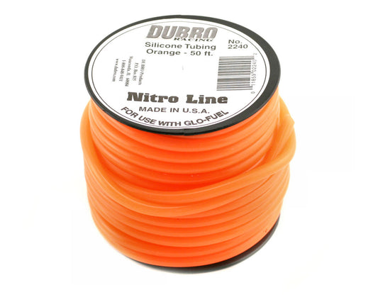 Silicone Fuel Tubing, Orange 1' (DUB2240)
