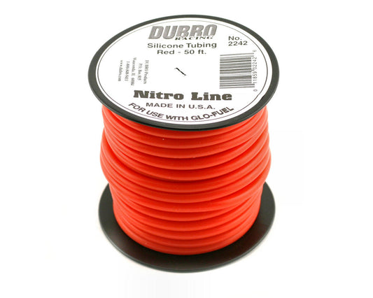 Silicone Fuel Tubing, Red 1' (DUB2242)