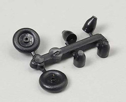Micro Tail Wheel with Retainers 3/8" (2) (DUB38MTW)