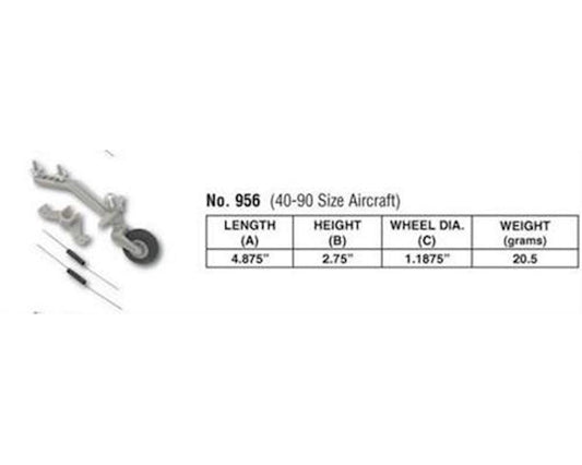 Semi-Scale Tail Wheel System (40-90) (DUB956)