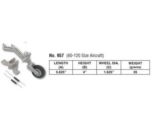Semi-Scale Tail Wheel System (90-120) (DUB957)