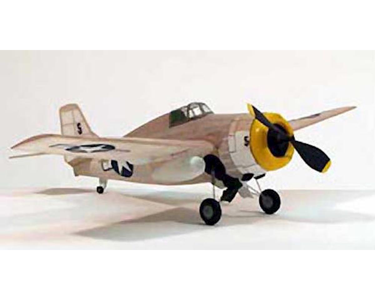 F-4F Wildcat 17.5" Rubber Power Wooden Model Kit (DUM207)