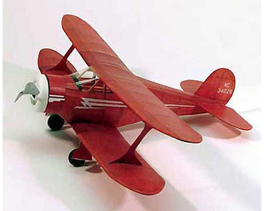 Staggerwing 17.5" Rubber Power Wooden Model Kit (DUM214)