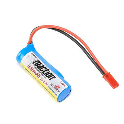 Reaction 650mAh 3.7V C 1S Li-Ion Battery Pack with JST Plug (DYNB0107)