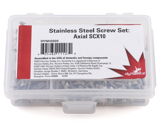 Stainless Steel Screw Set Axial SCX10 (DYNH2020)