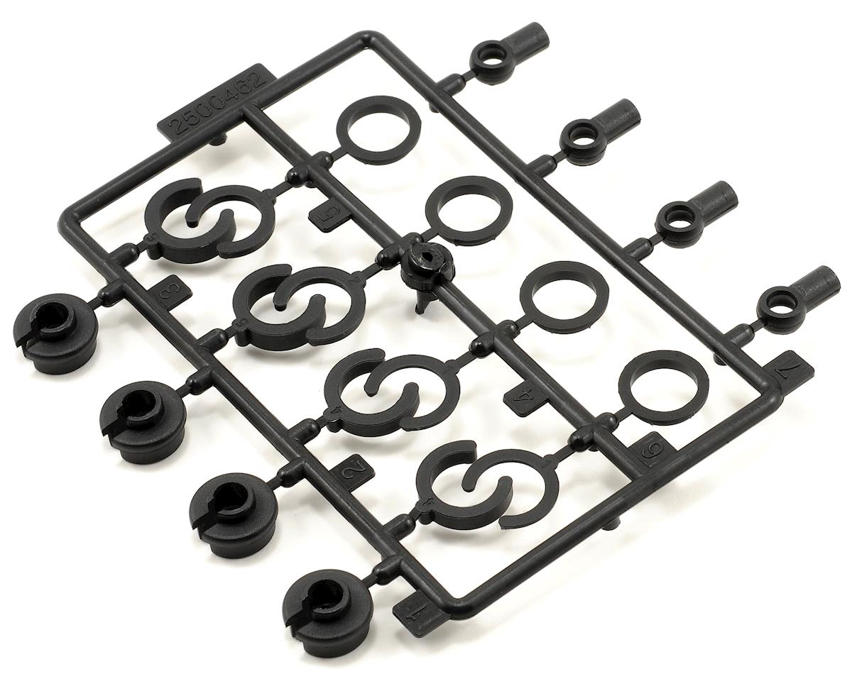 Shock End, Spring Cup, Spring Clip Set 1/10 2WD All (ECX1038)