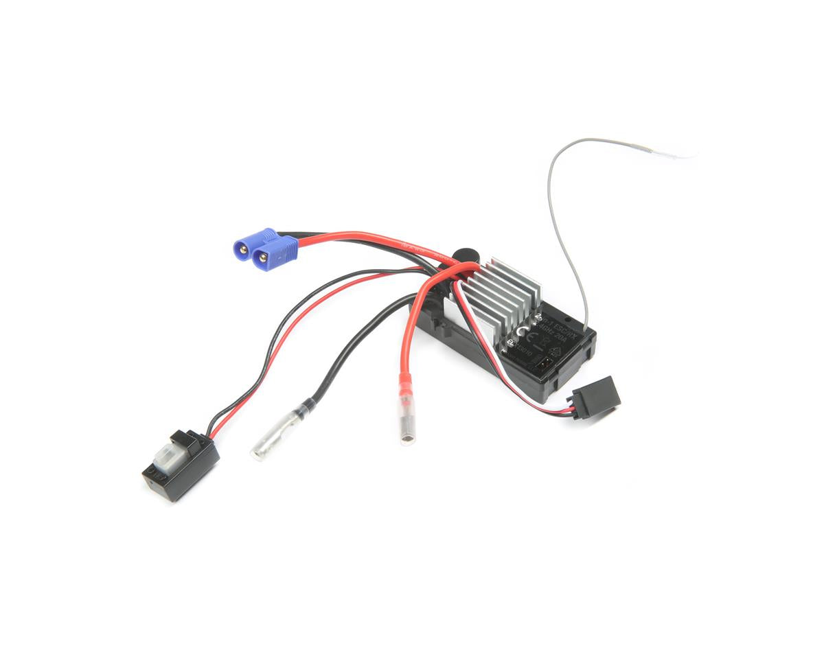 ESC/Receiver, 2.4GHz Waterproof, V4 1/10 (ECX13010)