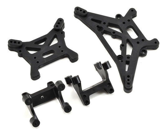 Front and Rear Shock Tower Set 1/10 4WD All (ECX231004)