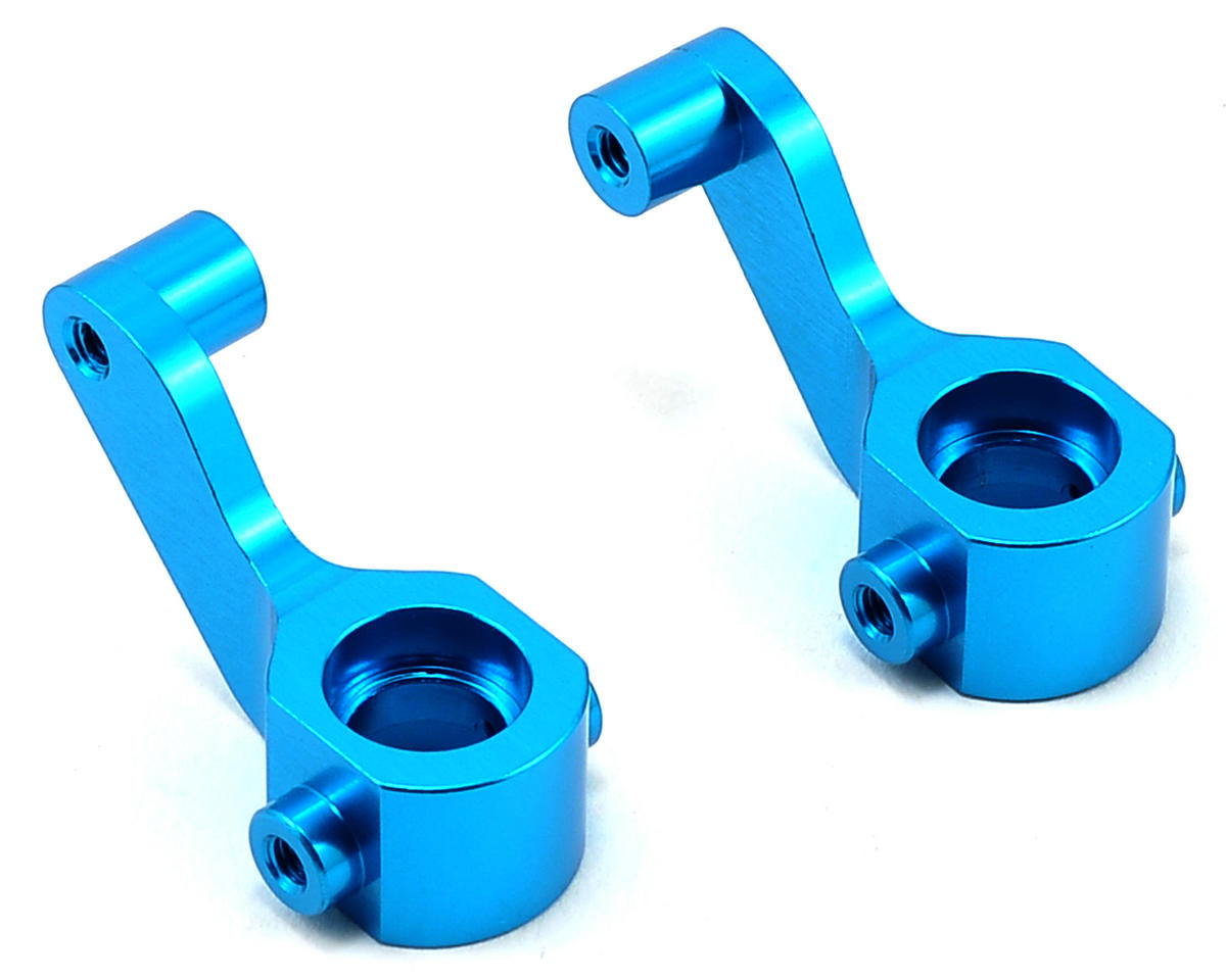 Aluminum Steering Block Set, Blue (2): All 1/10 2WD (ECX334002)