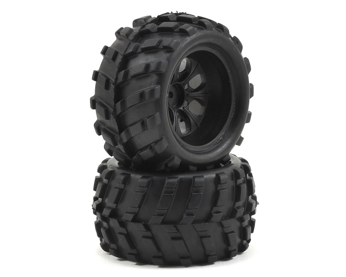 Front and Rear Premounted Tire 1/24 4WD Ruckus (2) (ECX40004)