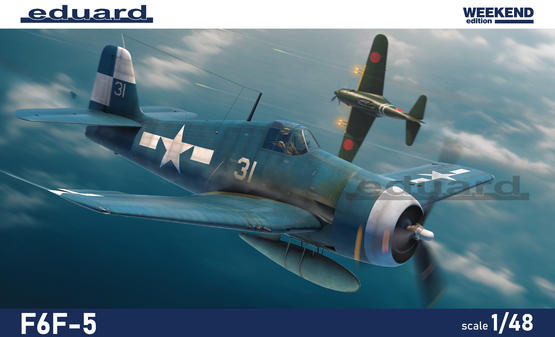 1/48 F6F-5 USAF Fighter Plastic Model Kit (EDU84181)