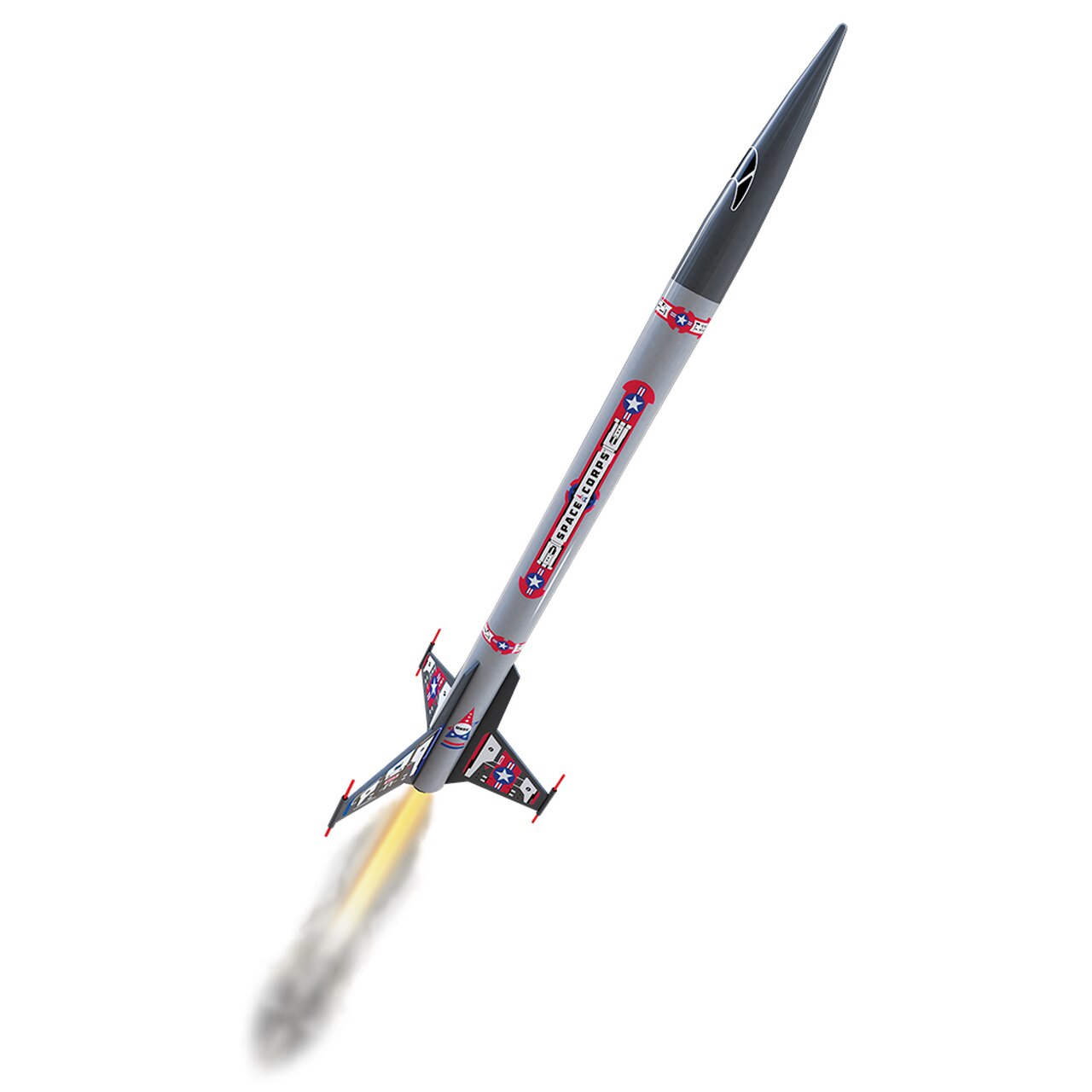 Space Corps Corvette Class Intermediate Model Rocket Kit (EST7281)