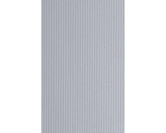 Opaque White Polystyrene V-Groove Siding 0.020"x6"x12", 0.050" Groove Spacing (1) (EVG2050)