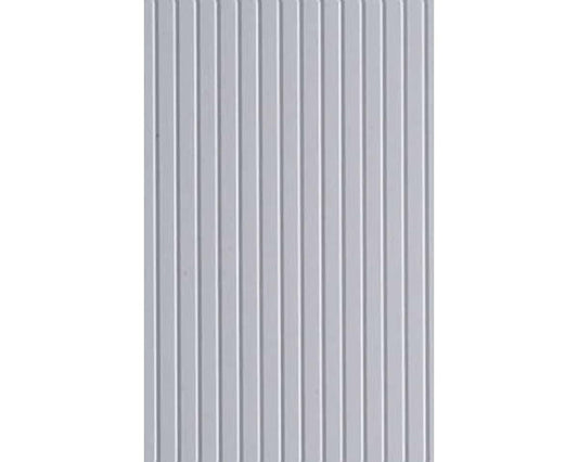 Opaque White Polystyrene Novelty Siding 0.040"x6"x12", 0.109" Groove Spacing (1) (EVG4109)