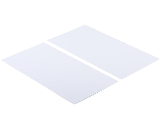 Opaque White Polystyrene Sheet 0.040"x6"x12" (2) (EVG9040)