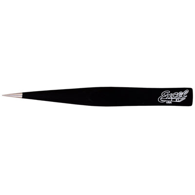Hollow Handle Tweezers Black (EXL30422)