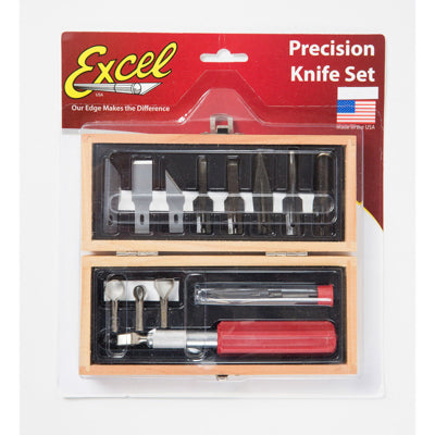 Woodworking Knife Set (Carded Wooden Box) (EXL44384)
