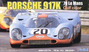 1/24 Porsche 917K Gulf Color 1970 LeMans Race Car Plastic Model Kit (FJM12613)