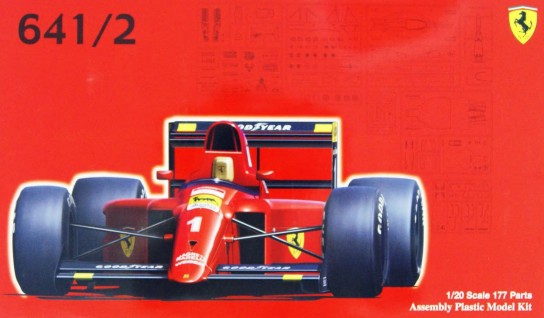 1/20 Ferrari 641/2 Mexico/France GP Race Car Plastic Model Kit (FJM9214)