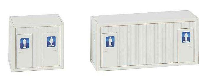 HO Portable Modular Container Toilets Kit (FLR130131)
