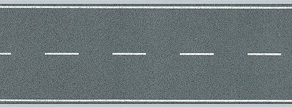 HO Flexible Two-Lane Roadway with Markings, 39.375"x3.125" (FLR170630)