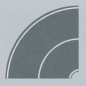 HO Curved 90-Degree Roadway Sheets (4) (FLR170631)